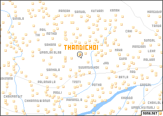 map of Thandichoi