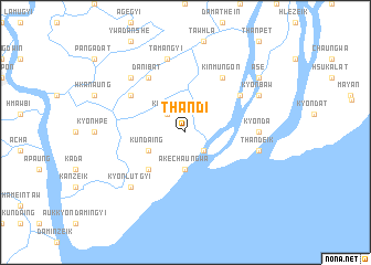 map of Thandi