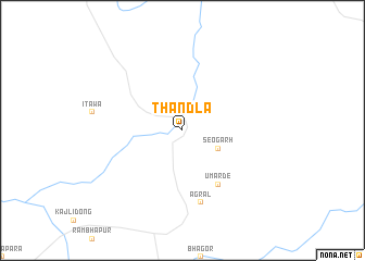 map of Thāndla