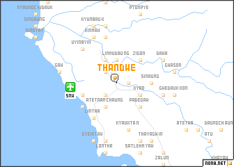 map of Thandwe