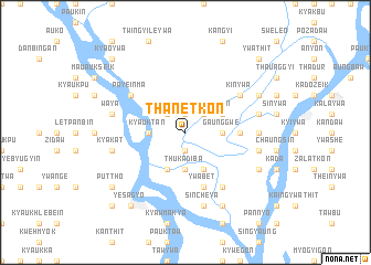 map of Thanetkon