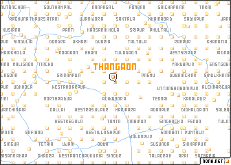 map of Thāngaon