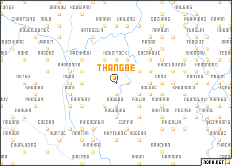 map of Thang Bé