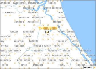 map of Thăng Bình