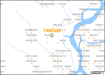 map of Thangon