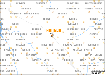 map of Thangon