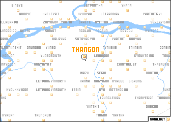 map of Thangon