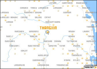 map of Thang Xin