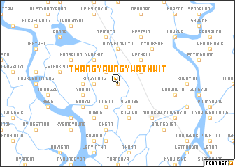 map of Thangyaung Ywathwit