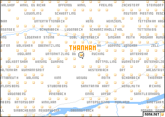 map of Thanham