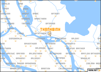 map of Thanh Bình
