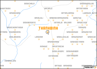 map of Thanh Bình