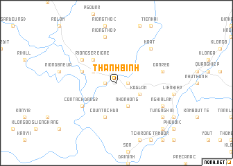 map of Thanh Bình