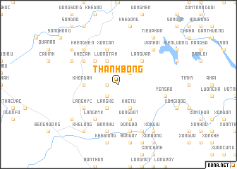 map of Thanh Bồng
