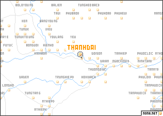 map of Thanh Ðại