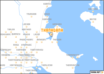 map of Thạnh Danh