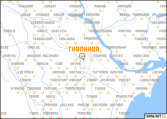 map of Thanh Hóa