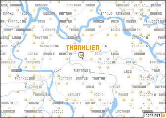 map of Thanh Liên