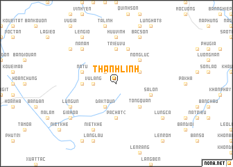 map of Thanh Linh