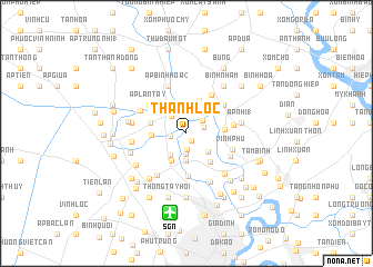 map of Thanh Lôc