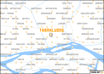 map of Thạnh Luông