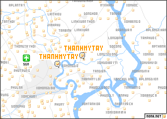 map of Thanh Mỹ Tây