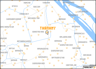 map of Thạnh Mỹ