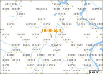 map of Thanh Sơn