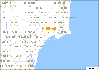 map of Thanh Sơn