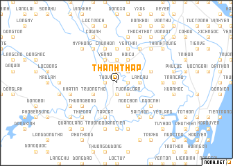 map of Thanh Tháp