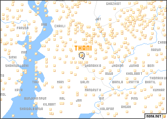 map of Thāni