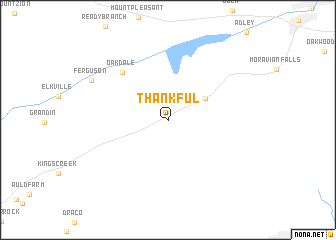 map of Thankful