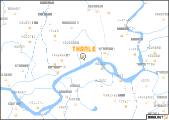 map of Thanlè