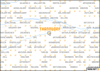 map of Thanndorf