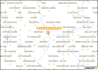 map of Thannhausen