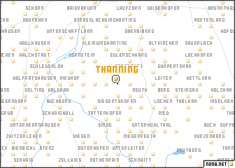 map of Thanning