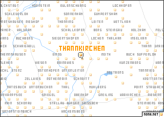 map of Thannkirchen