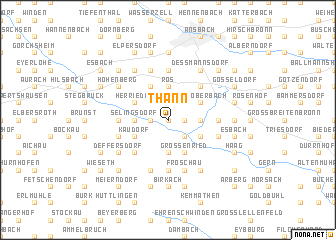 map of Thann