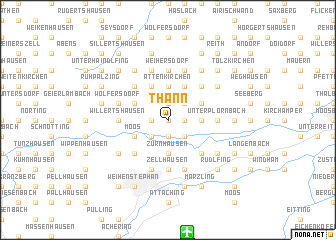 map of Thann