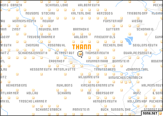 map of Thann