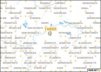 map of Thann