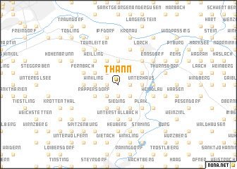 map of Thann