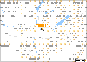 map of Thansau