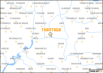 map of Thantaga