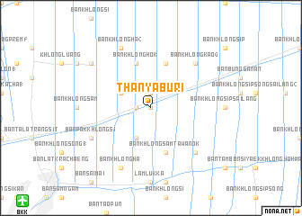 map of Thanya Buri