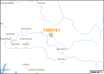 map of Thanyet