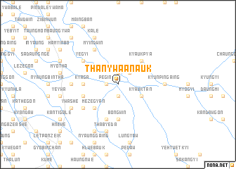 map of Thanywa Anauk