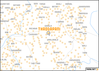 map of Thaodāpāni