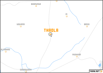 map of Thāola