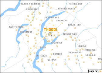 map of Thāpal